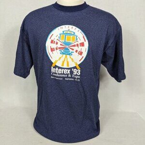 VTG Interex San‎ Francisco Train Expo T Shirt Rare